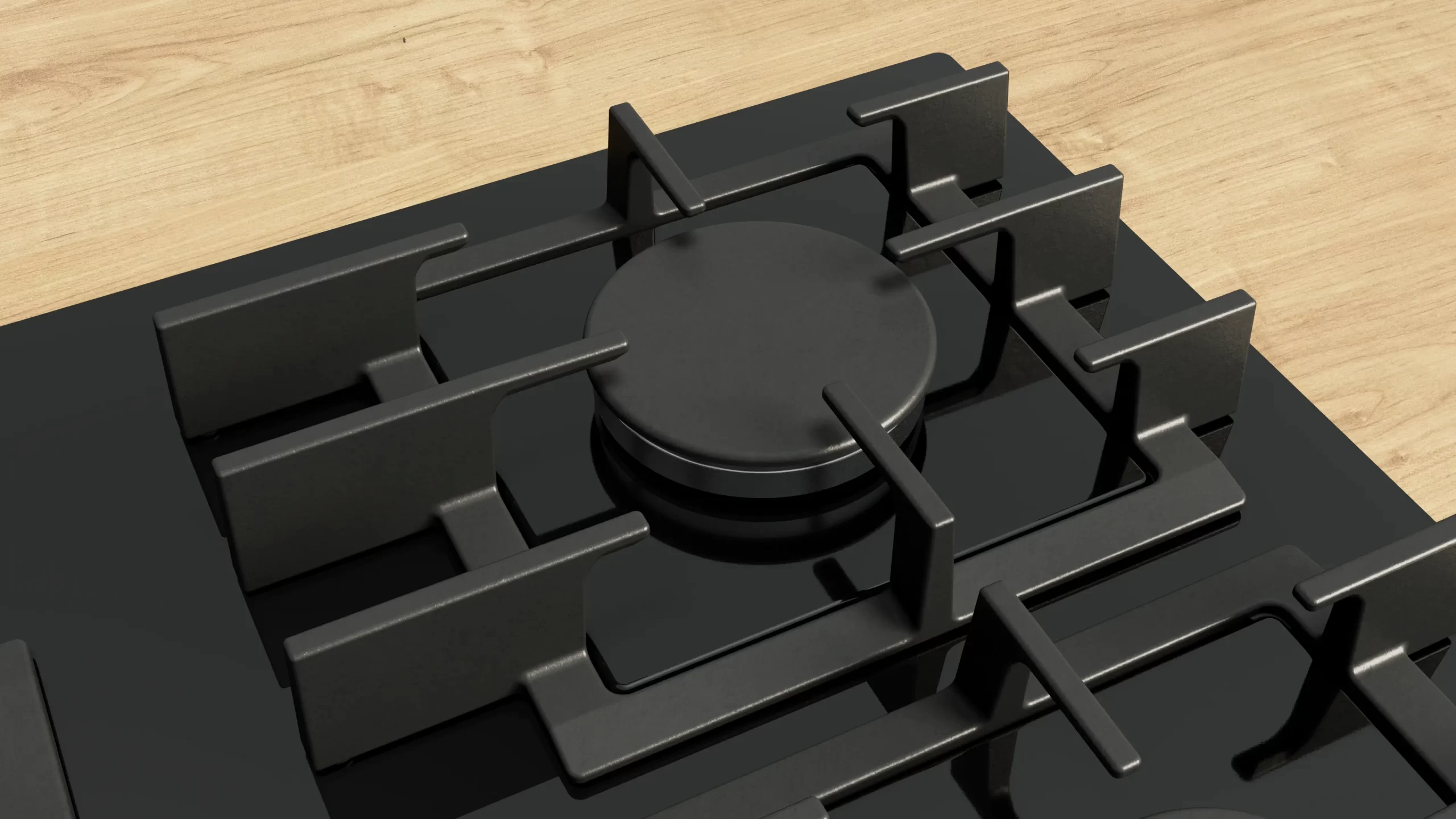 Bosch 90cm Series 6 (Black) Gas Hob - Tampered Gas - Image 5