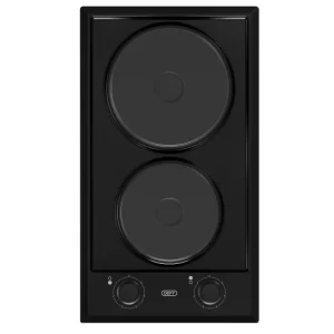 Defy 30cm 2 Plate Ceramic Hob Solid Metal Slimline