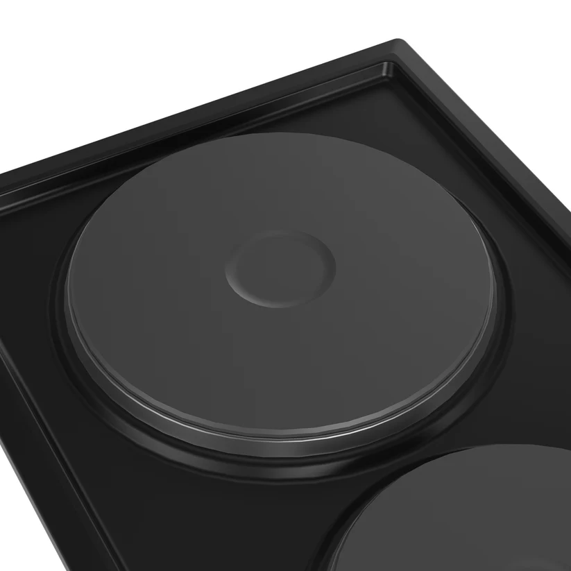 Defy 30cm 2 Plate Ceramic Hob Solid Metal Slimline - Image 3