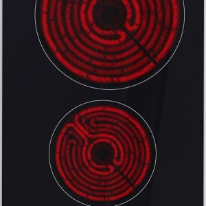 Defy 30cm 2 Plate Ceramic Hob With Knobs Slimline