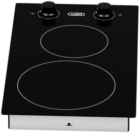 Defy 30cm 2 Plate Ceramic Hob With Knobs Slimline