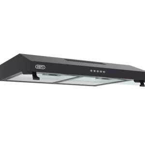 Defy 60cm Extractor Fan Built-In Hood (Black and Silver)